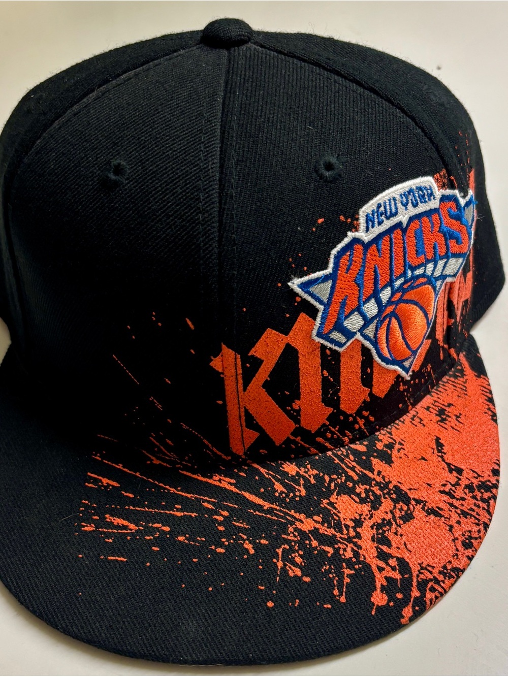 NBA NY New York Knicks Fitted Hat Ball Cap NWOT L / XL